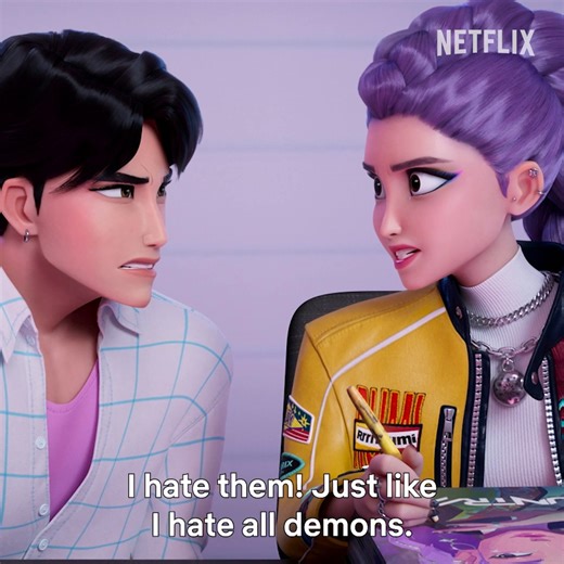 We'd be first in line for a Huntr/x signing, broken leg or not. KPOP DEMON HUNTERS, now playing on Netflix. | Netflix