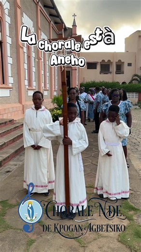 Sortie et Animation de la messe de 6h30 min sur la Cathédrale St Pierre et Paul à aneho.. 👌