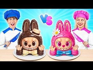 Kuchen dekorieren Herausforderung | Labubu Kuchen von Multi DO Challenge