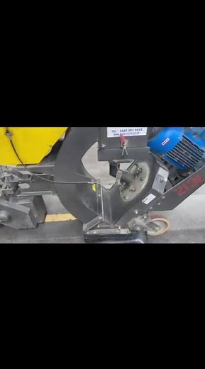 A99 Shot Blaster Removing Paint Lines | Warehouse Floor Prep