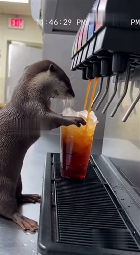 Otter Caught Using Soda Machine! Ultra-Realistic CCTV Footage | Funny 4K AI Video | AI Spectrix #ai