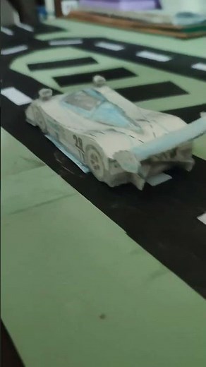 Mazda 787B - White and Blue || Papercraft Edit