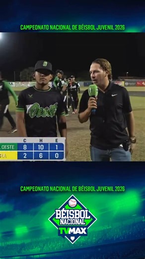 EL MVP DE LOS VAQUEROS ⚾️🔥 Joshua Martínez con gran labor en el montículo se llevó el triunfo y la clasificación a las semifinales del Béisbol Juvenil 2026. #BeisbolTVMAX #BeisbolJuvenil2026 | TVMAX Panamá
