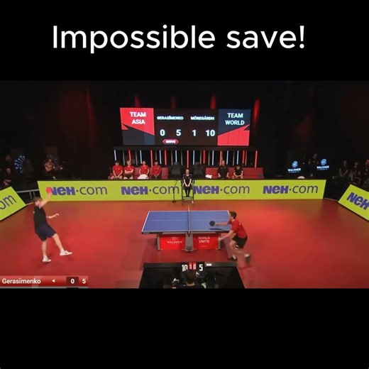 Impossible Save in Table tennis