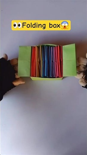 DIY Folding Box paper #paper #diy #craft