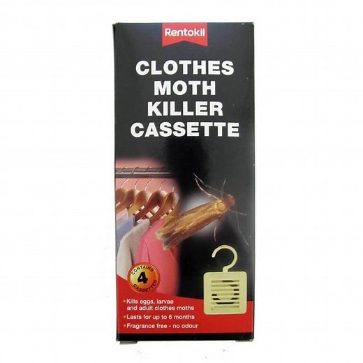 Rentokil Moth Killer Cassettes - Long-lasting Protection Against Moth Infestations