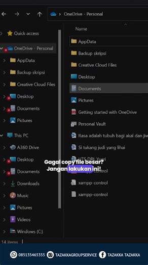 Gagal Copy File Besar? Jangan Lakukan Ini! 😤 #shorts #viral #laptop