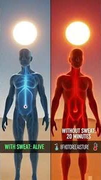 Why Humans Sweat 😳 | The Hidden Body Cooling System Explained