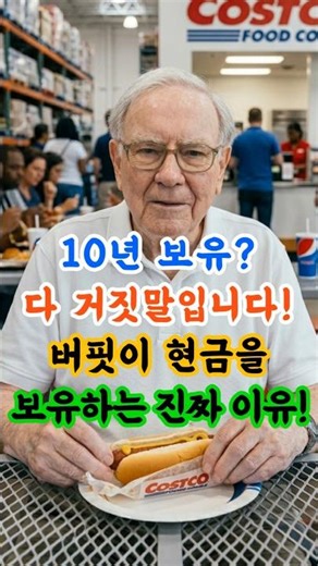 Holding for 10 years is all a lie! The real reason Warren Buffett holds cash! #WarrenBuffett #Val...