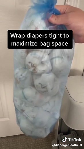 & that’s that on maximizing space in your Diaper Genie and adding an extra boost of scent protection.👏 📸 @The Morse Family . #DiaperGenie #DiaperPale #NewParents #Parenting #BabyProducts