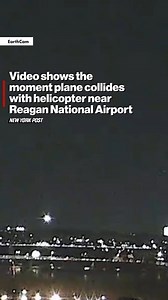 221K views · 728 reactions | Horrifying footage captured the moment American Airlines Flight 5342 collided with an Army Blackhawk helicopter exploding in a fiery impact as it approached Ronald Reagan National Airport Wednesday night. | New York Post Lifestyle | Facebook