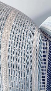 Striped Throw Pillow Textured Blue Modern Pillow Striped Bed Pillow Neutral Woven Pillow Blue Coastal Outdoor Pillow Cover Farmhouse Blue - Etsy