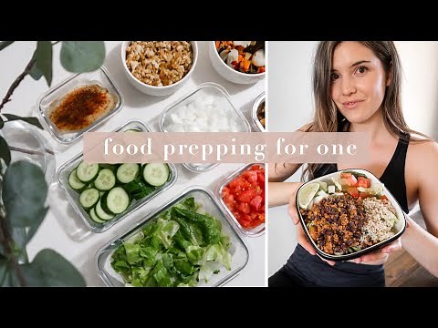Healthy Weekly Food Prep for One | Quick & Easy Meal Ideas for One Person | by Erin Elizabeth