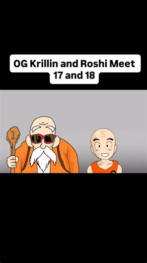 Cornerstone Arts on Instagram: "OG Krillin and Roshi Meet 17 and 18 #dbz #dbs #dragonball #dragonballsuper #dragonballz #krillin #roshi #goku #android18 #android17"