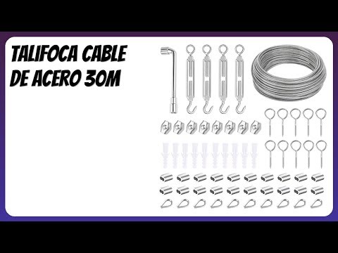 RESEÑA (2026) : Talifoca Cable de Acero 30m. DETALLES
