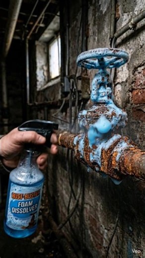 Satisfying Rust Removal on a Water Tap 😱 (Full Transformation!) #fyp #cleaning #rust #shorts