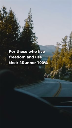 DON’T buy this system if you don’t want to live freedom and use your 4Runner 100%! Cook, sleep, and explore with no limits, everywhere your adventure takes you 🌄 Our system fits securely into stock locations, no drilling or cutting needed. Bolt-to-bolt installation in minutes, made to match your 4Runner perfectly. Customize your setup: choose how many drawers you need, every one of them can double as a pull-out platform for cooking or gear. When it’s time to rest, unfold the sleeping platforms 