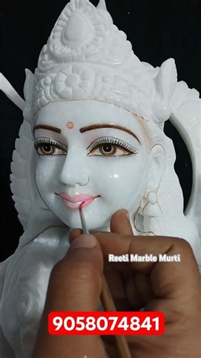 Jor se bolo Jai mata di “ Durga Maa Marble Idol “ #marblemurti #youtubeshorts #rajasthan #durgapuja