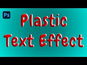 Create bubble / plastic text effect in photoshop (EASILY)