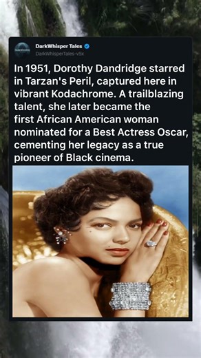 Dorothy Dandridge: A Kodachrome Icon (1951)++ #1950s