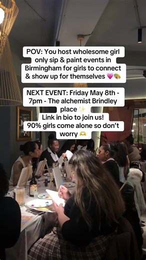 Girl Only Sip & Paint Events in Birmingham