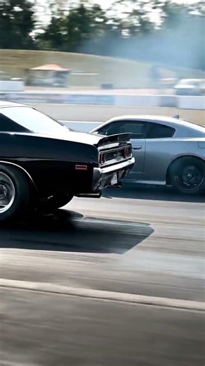 Classic Muscle vs Modern Beast — Time Lost This Race 😱 #shorts