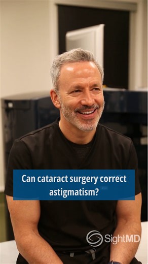 SightMD on Instagram: "Did you know cataract surgery can also correct astigmatism? In this episode of our Expert Insight series, Dr. Martin explains how advanced lens options can improve your vision — often reducing the need for glasses after surgery. 🎥 Watch to learn how cataract surgery does more than just remove the cloud. #SightMD #ExpertInsight #CataractSurgery #AstigmatismCorrection #ClearVisionAhead"