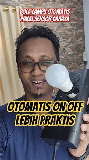 automatic on off light bulb using light sensor #automaticlight #automaticbulb #ledbulb #light