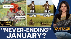 2K views · 38 reactions | #VantageOnFirstpost: January Too Long? Internet Certainly Thinks So Social media users seem to think that January is longer than any other month. Though this is factually incorrect, experts have decoded why the first month of the year may appear to be never-ending. We say - forget the science, enjoy the memes. Palki Sharma brings you Joke of the Day. | Firstpost | Facebook