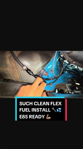 SUCH CLEAN FLEX FUEL INSTALL 🔧💦 E85 READY 💪🏽💨 #DriftCar #FlexFuel #1WorldUnderCars #BoostLife #DriftBuild
