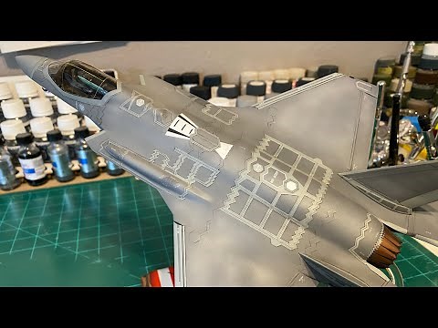 Meng 1/48 F-35A Build Part 2: Paint and Finished Model