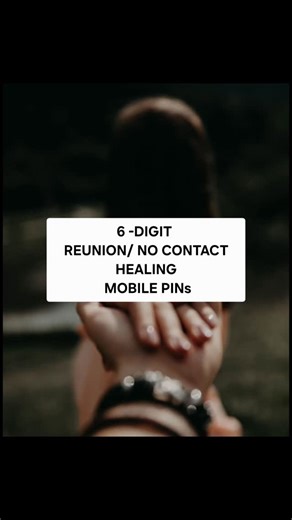 HealingandReading by Neha on Instagram: "6- Digit Reunion /No contact healing mobile Pin #ayattri #ayattrithesoulconnection #healing #relationship #reunion"