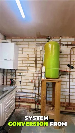 Full house System conversion from a gravity system with a Vaillant conventional boiler and out-dated Vented copper cylinder to a fully mains pressurised heating and hot water system. Installed a Worcester 8000 40kw system boiler and a 300Litre Gledhill Unvented hot water cylinder #unventedcylinder #gasengineer #heatingengineer #boilers #worcesterbosch