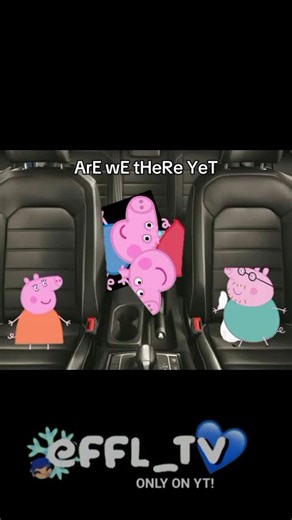 ArE We ThErE YeT? ✨️ #peppapig #cocomelon #arewethereyet #shorts #memes