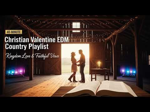 40-Minute Christian Valentine EDM Country Songs | Kingdom Love & Faithful Vows #country #edm #love