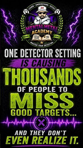 The Biggest Recovery Speed Myth in Metal Detecting #metaldetecting #mentalmetalacademy #lesson3