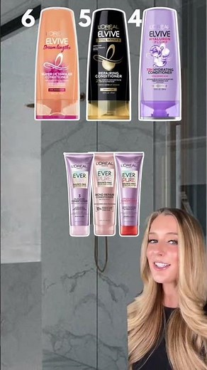 Ranking my favorite L'Oreal conditioners... these are NEXT-LEVEL good!