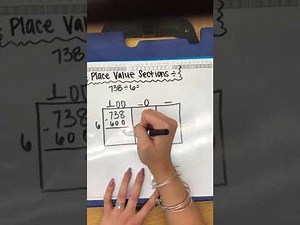 Place Value Sections Method for Division
