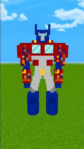 Transformers in Minecraft?! 🤖✨ #minecraft