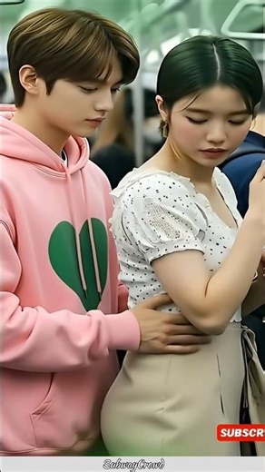 The Rush in Seoul Subway 💃#shortsfeed #kdrama #aiart #korea #shorts