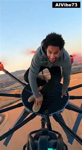 Riding a GIANT Drone?! 😱 Epic Flight Turns Into Brutal Crash!