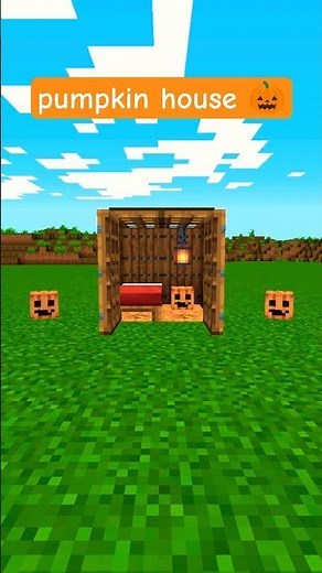 Mini Pumpkin House in Minecraft 🎃