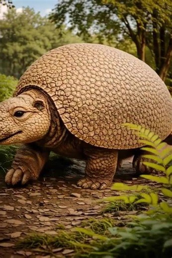 🛡️ Glyptodon — The Armored Giant of Ancient South America