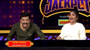JACKPOT ಗೆಲ್ಲಲು ಟೀಮ್ ಅಳಕ್ ಬುಳುಕ್ ಹಾಗೂ ಟೀಮ್ ಅರ್ಧಂಬರ್ಧ ಹಣಾಹಣಿ!!! "ಸುವರ್ಣ Jackpot" ಇದೇ ಭಾನುವಾರ ರಾತ್ರಿ 7 ಗಂಟೆಗೆ. #SuvarnaJackpot #Jackpot #StarSuvarna #newrealityshow #AnupamaGowda #GameShow | Star Suvarna