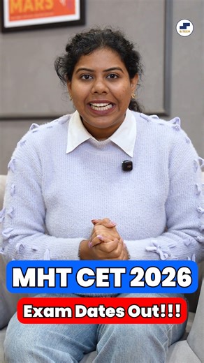 🤩 MHT CET 2026 Exam Date Out | Maharashtra BTech Admissions #Shorts #BTech #MHTCET #MHTCET2026 #Engg