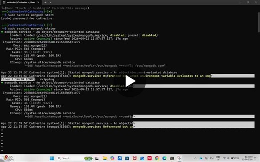 #cybersecurity #internship #threatintelligence #python #mongodb #soc #infotactsolutions | Catherine Jenifer A