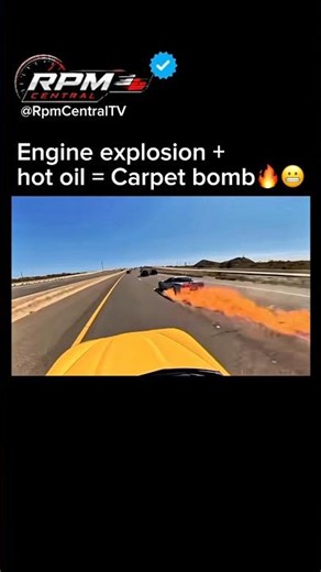 C6 ENGINE EXPLODES INTO 🔥