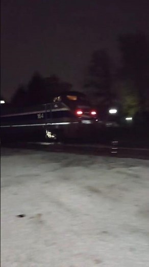 Amtrak #164 Phase IV paint scheme at Lake Forest il #train #railtrack #railroad #railwaycontent