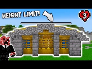 Building at *HEIGHT LIMIT!* | Minecraft Ultra Hardcore Survival Episode 3 (Minecraft Survival)