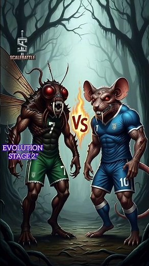 mutant dragonflyVs Mutant rat | Epic Al Battle #epicbattle #versus #vs